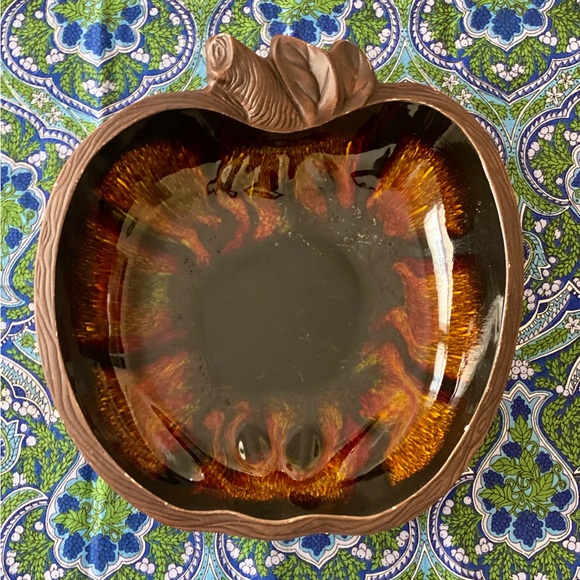 Vintage Other - Vintage Mid-Century California Pottery Sequoia Ware Apple Serving Bowl